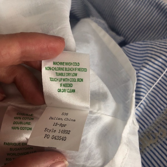 $Lilly Pulitzer Christine seersucker striped dress. Size 2, Excellent condition! - Picture 8 of 8